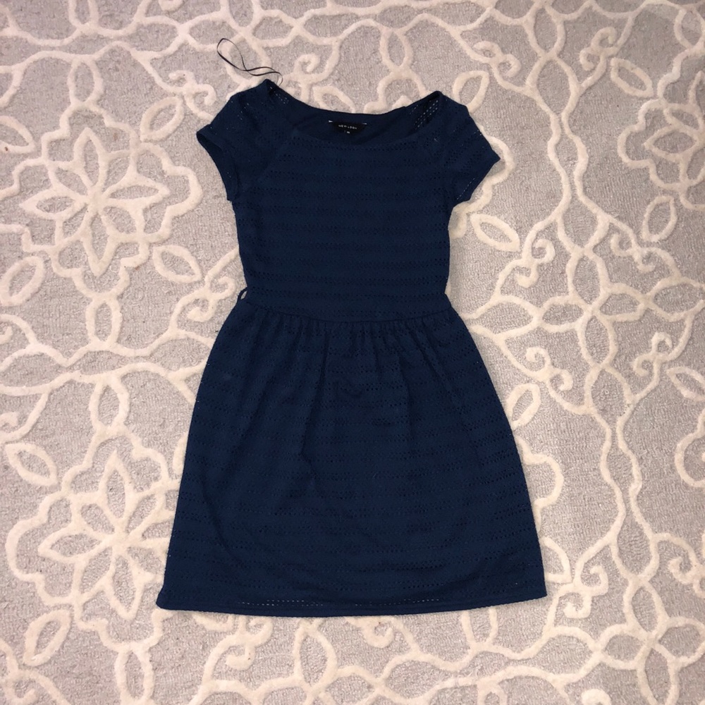 Blue A Line Dress